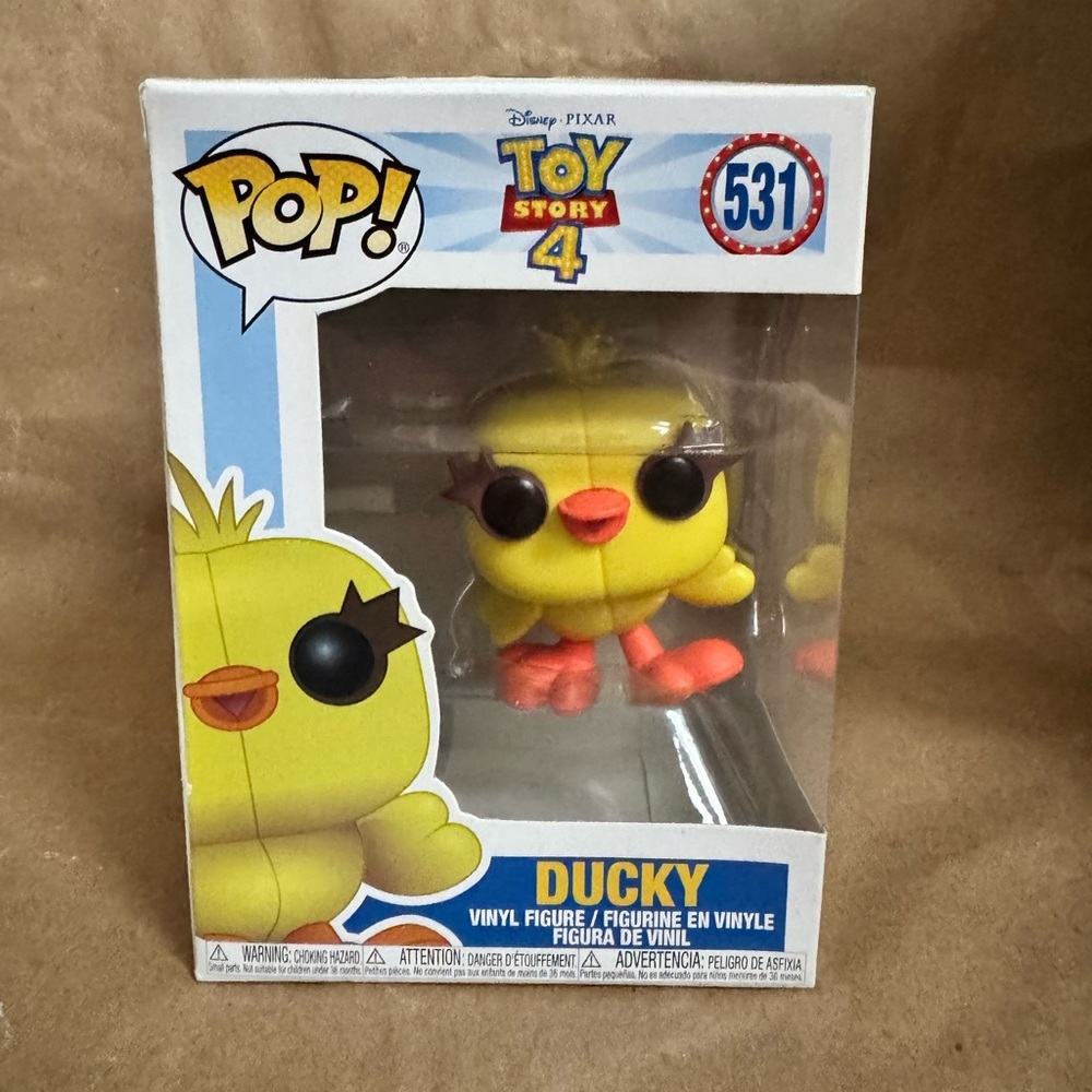 NWT Funko Pop Toy Story 4 Ducky (531) Vinyl Figure